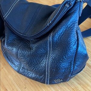 🖤 The Sak Deena Flap Leather Crossbody Bag EUC timeless style CLEAN! No issues